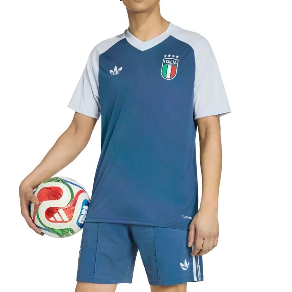 Adidas-originals Men's Blue and Navy Shirt